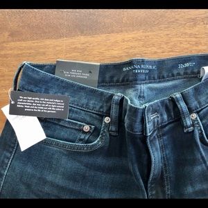 32x30 Banana Republic Traveler slim-fit mens jeans